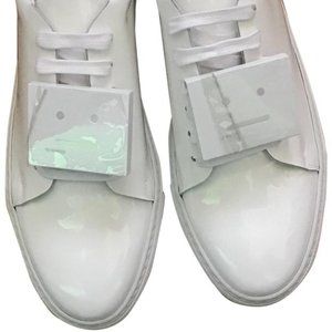 White Patent Leather Adriana Sneaker